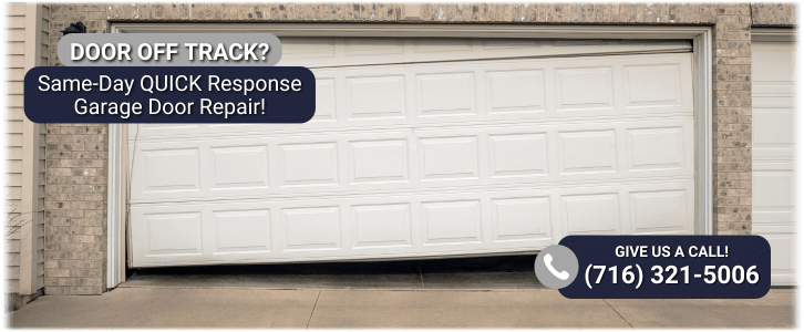 Garage Door Off Track In Lockport NY